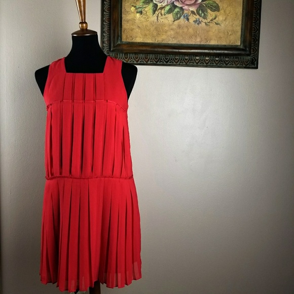 LOFT Dresses & Skirts - Ann Taylor Loft Red Dress Size 2